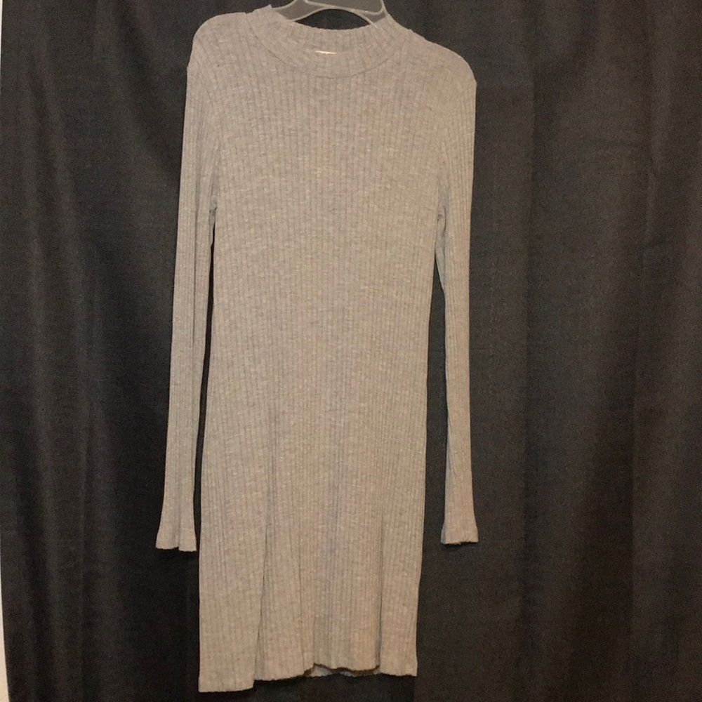 Long gray dress